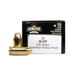 armscor-usa-45-acp-auto-ammo-230-grain-jacketed-hollow-point-ac45-10n||