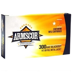 armscor-precision-300aac-blackout-ammo-147-grain-full-metal-jacket-50446||