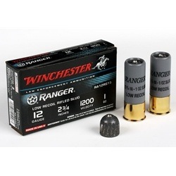 Winchester Ranger 12 Gauge Ammo 2 3/4" 1oz Low Recoil Rifled Slugs