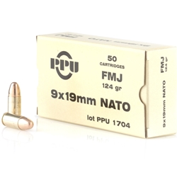 prvi-partizan-9-19mm-nato-124-grain-full-metal-jacket-ppn9||