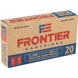 frontier-military-grade-556x45mm-nato-ammo-55-grain-hornady-hollow-point-match-fr240||