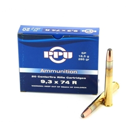 prvi-partizan-93x74-rimmed-ammo-285-grain-soft-point-pp9374||