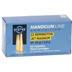 prvi-partizan-22-remington-jet-magnum-ammo-45-grain-sp-pph22rj||