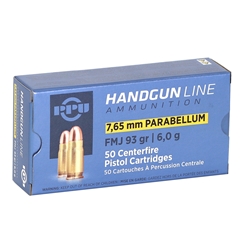 prvi-partizan-765-parabellum-ammo-93-grain-fmj-pph765p||