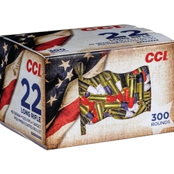 cci-patriot-pack-22-long-rifle-ammo-40-grain-white-red-blue-coated-921rwb||