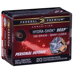 federal-hydra-shok-deep-9mm-luger-ammo-135-grain-jhp-p9hsd1||