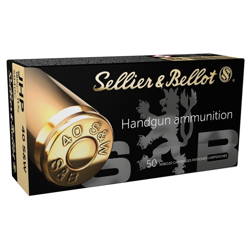 Sellier & Bellot 40 S&W Ammo 180 Grain Jacketed Hollow Point
