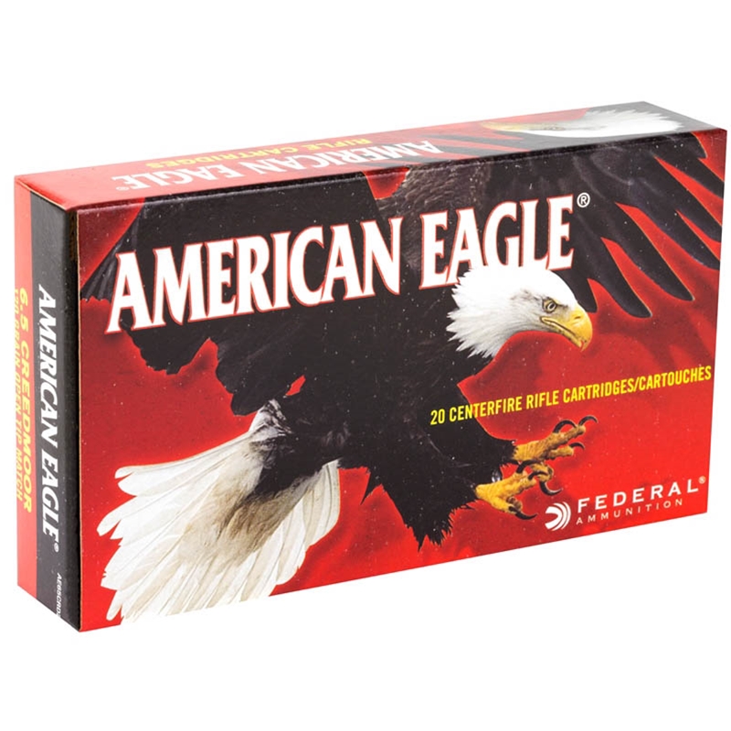Federal American Eagle 6.5 Creedmoor Ammo 120 Grain Open Tip Match