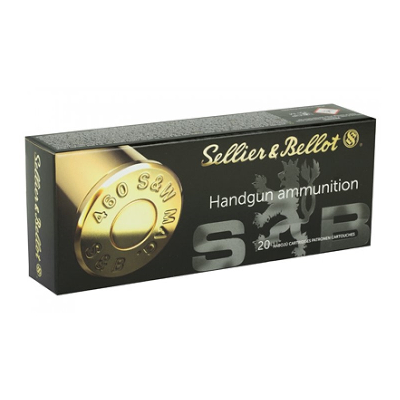 Sellier and Bellot 460 S&W Magnum Ammo 260 Grain HS COPPER