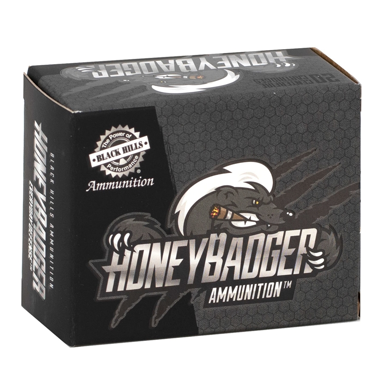 Black Hills HoneyBadger 9mm Luger 125 Grain Ammo Lehigh Xtreme Defense Lead-Free