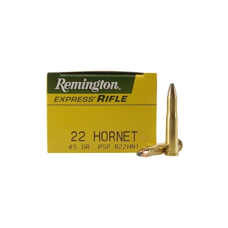 Remington Express 22 Hornet 45 Grain Pointed Soft Point