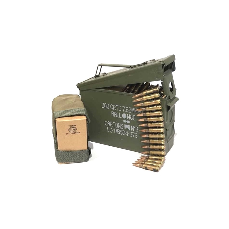 Federal Lake City 7.62x51mm M80 Ammo 147 Grain FMJ 200 Federal Lake City 7.62x51mm M80 Ammo 147 Grain FMJ 200