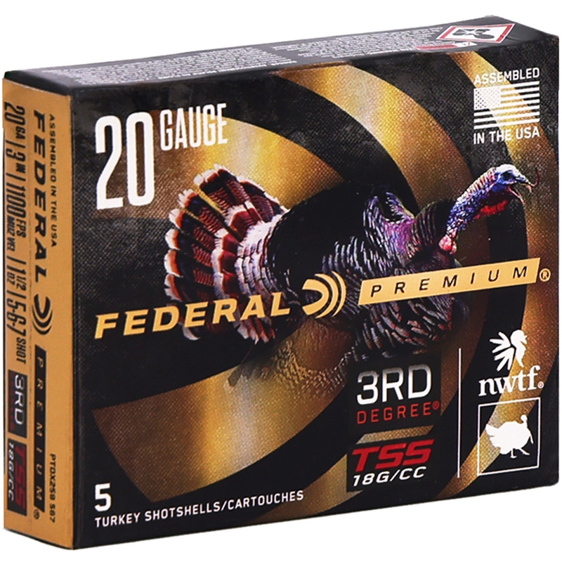 Federal Premium 3rd Degree 20 Gauge Ammunition 3