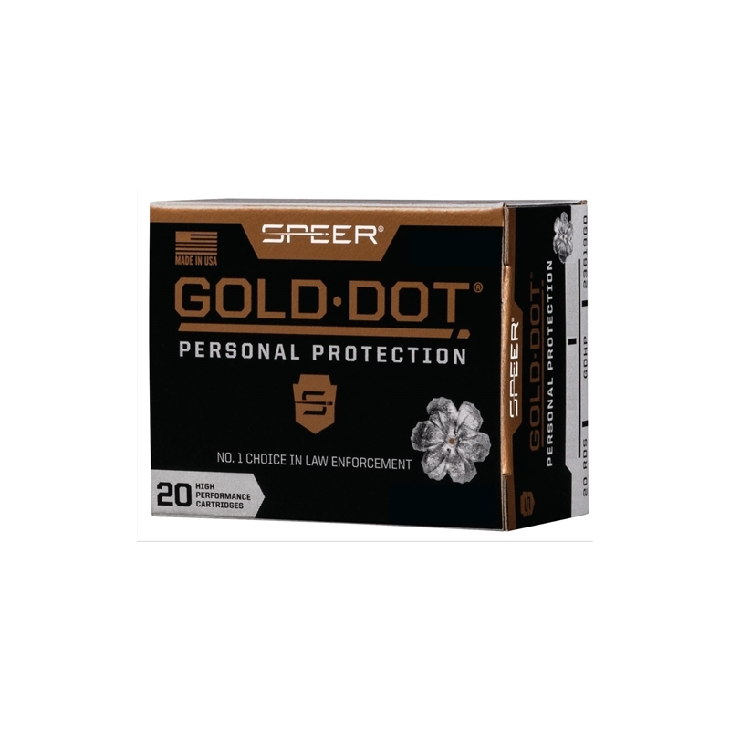 Speer Gold Dot 357 Magnum Ammo 125 Grain Jacketed Hollow Point