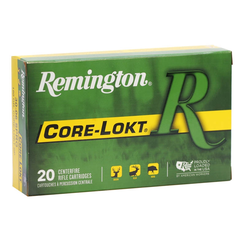 Remington Express 30-06 Springfield Ammo 180 Grain Core-Lokt Soft Point Projectile