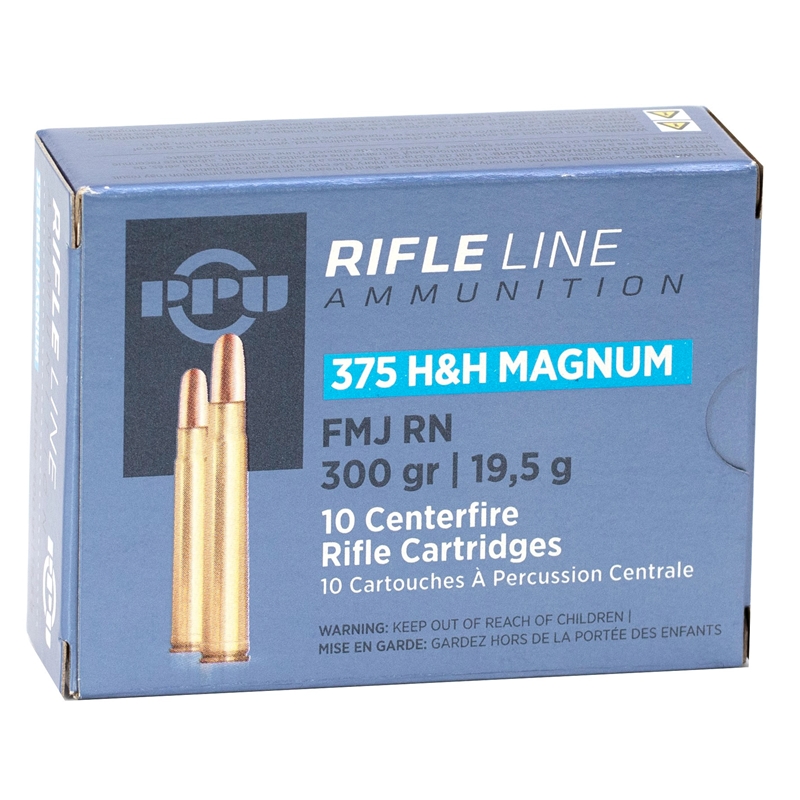 Prvi Partizan 375 H&H Magnum Ammo 300 Grain Full Metal Jacket 