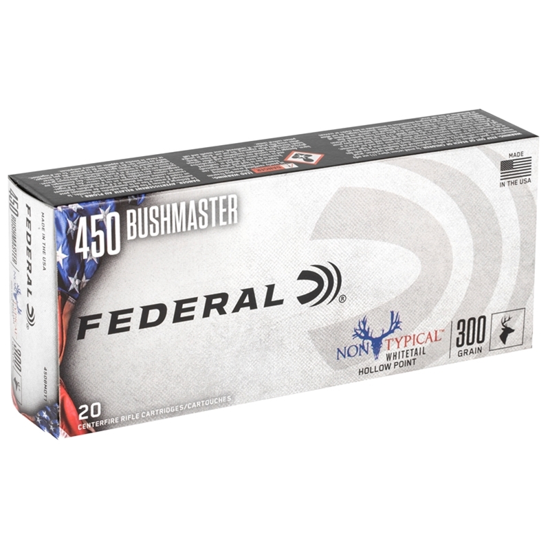 Federal Non-Typical 450 Bushmaster Ammo 300 Grain Soft Point