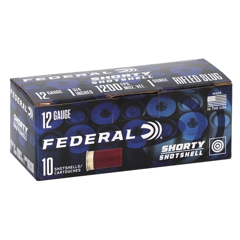 Federal Shorty Shotshell 12 Gauge Ammo 1 3/4