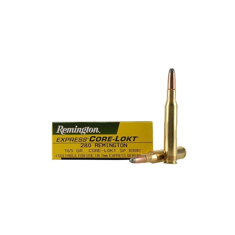 Remington Express 280 Remington Ammo 165 Grain Core-Lokt Soft Point Projectile