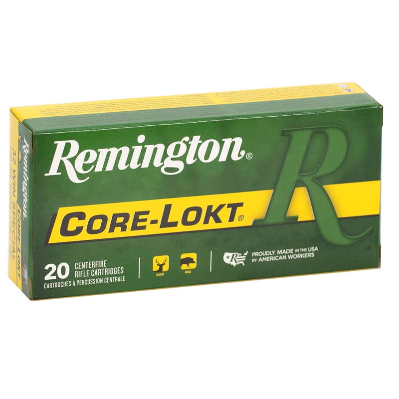 Remington Core-Lokt 32 Winchester Special Ammunition 170 Grain Soft Point - R32WS2