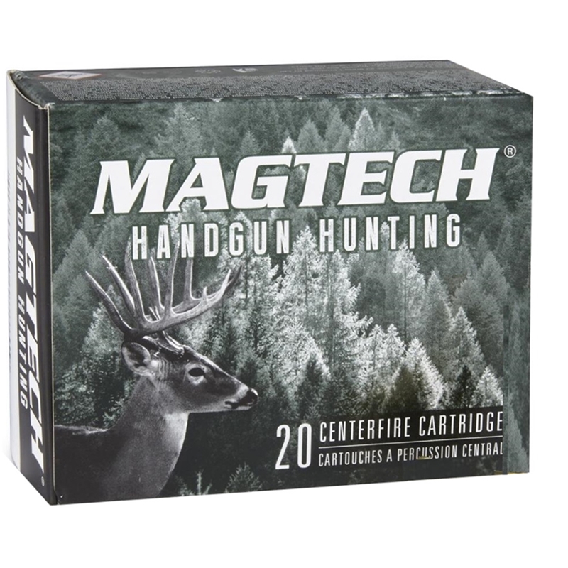 Magtech Sport 44 Remington Magnum Ammo 200 Grain Solid Copper Hollow Point