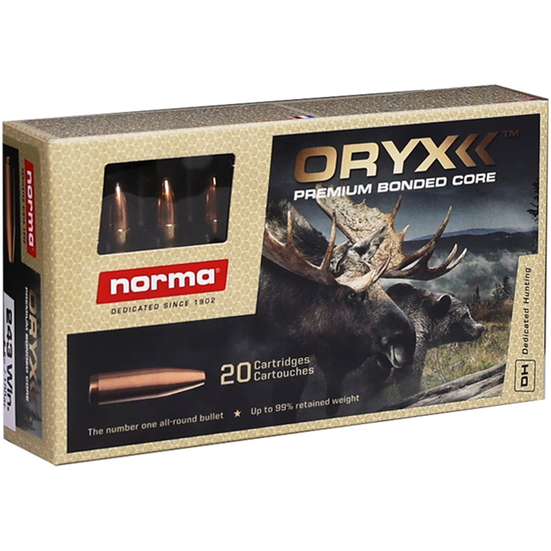 Norma USA American PH 243 Winchester Ammo 100 Grain Oryx Protected Point