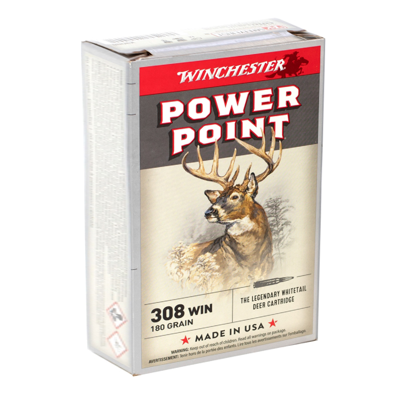 Winchester Super-X 308 Winchester Ammo 180 Gr Power-Point - Ammo Deals