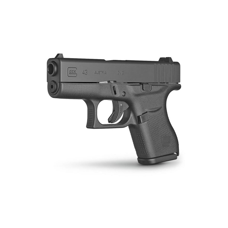 Glock G43 9MM Sub-Compact 6 Round Pistol Black