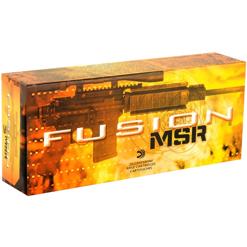 Federal Fusion MSR 6.8mm Remington Special Ammo 90 Grain Soft Point