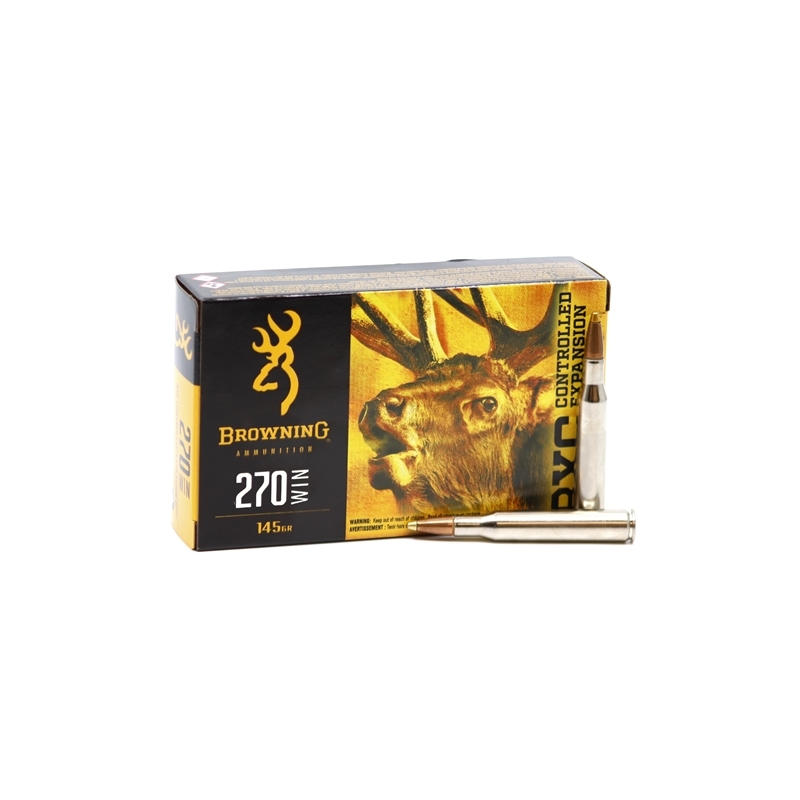 Browning 270 Winchester Ammo 145 Grain Terminal Tip