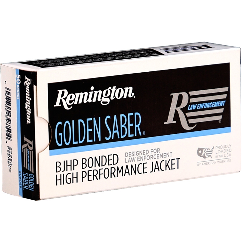 Remington Golden Saber Bonded 9mm Ammo 147 Grain Bonded Brass Jacketed Hollow Point - GSB9MMC