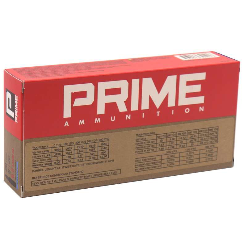 Prime Ammunition 6.5 SAUM 4S Ammo 142 Grain OTM Match+ 