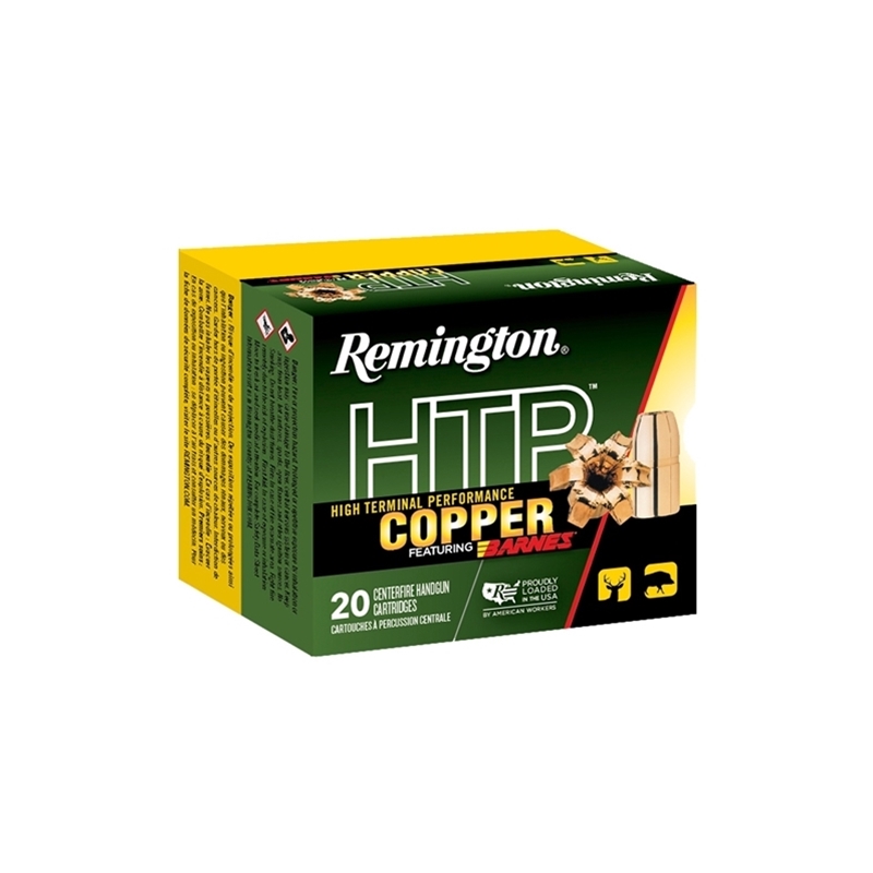 Remington HTP Copper 454 Casull Ammo 250 Grain Barnes XPB