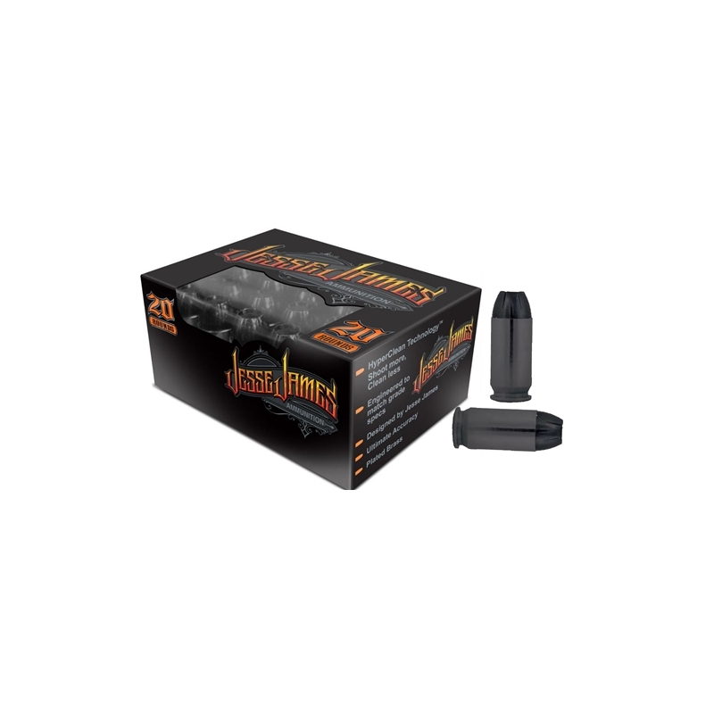 Ammo Inc Jesse James Black Label 45 ACP Auto Ammo  230 Grain Hollow Point 