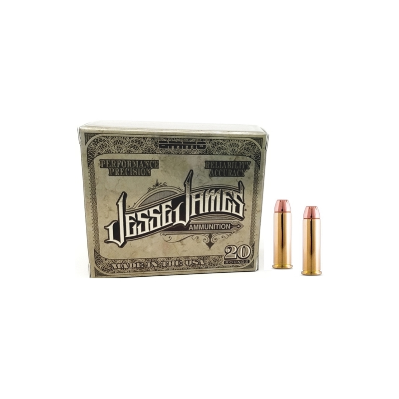 Ammo Inc Jesse James TML Label 357 Magnum Ammo 158 Grain Jacketed Hollow Point