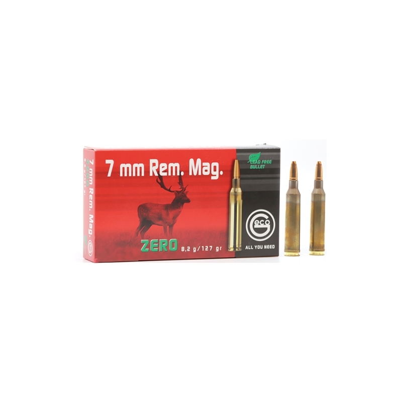 Geco Zero 7mm Remington Magnum Ammo 127 Grain Lead Free 