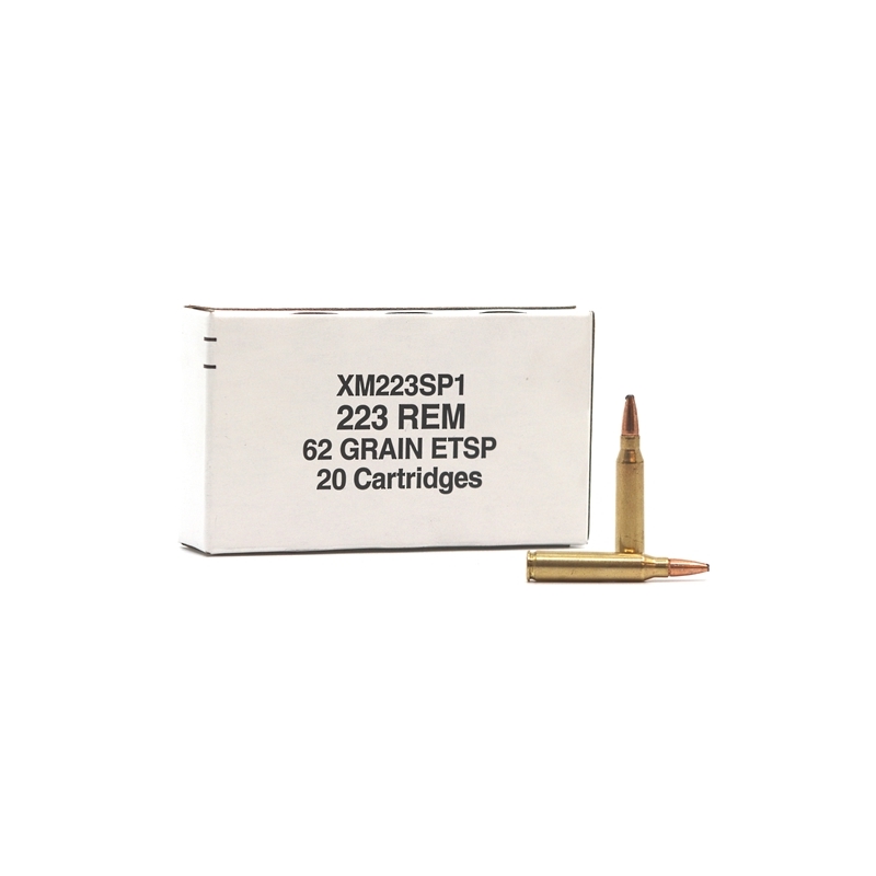 Federal 223 Remington Ammo 62 Grain Enforcement Tactical Bonded Soft Point