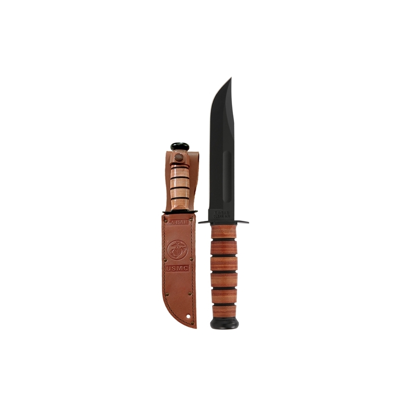 Ka-Bar Knives USMC Straight Edge Fixed Blade