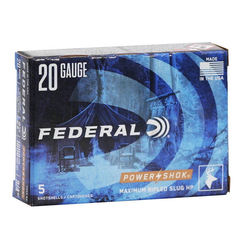 Federal Power-Shok 20 Gauge Ammo 2-3/4