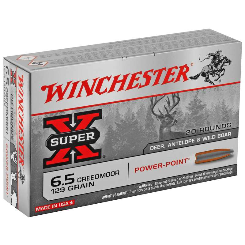 Winchester Super X  6.5 Creedmoor Ammo 129 Grain Power Point
