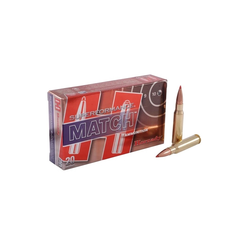 Hornady Superformance Match 308 Winchester Ammo 168 Grain A-Max Match 