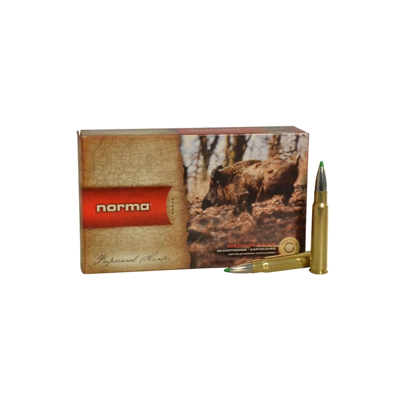 Norma American PH Ecostrike 8x57mm JRS Mauser Ammo 160 Grain Tipped Boat Tail Lead-Free