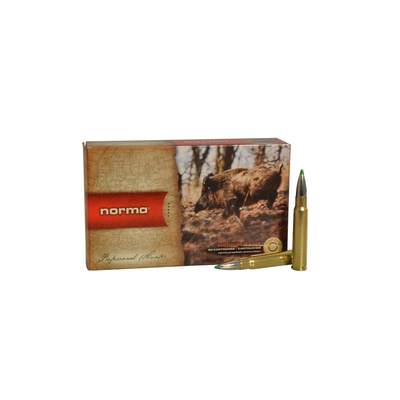 Norma American PH Ecostrike 8x57mm JS Mauser Ammo 160 Grain Tipped Boat Tail Lead-Free