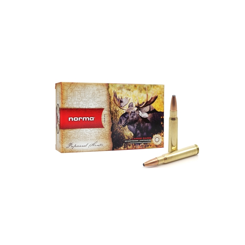 Norma American PH 8x57mm JS Mauser Ammo 196 Grain Oryx Protected Point 