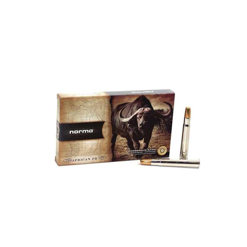 Norma African PH 375 Flanged Magnum Ammo 300 Grain Woodleigh Full Metal Jacket