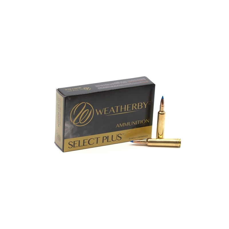 Weatherby Select Plus 257 Weatherby Magnum Ammo 115 Grain Nosler Ballistic Tip