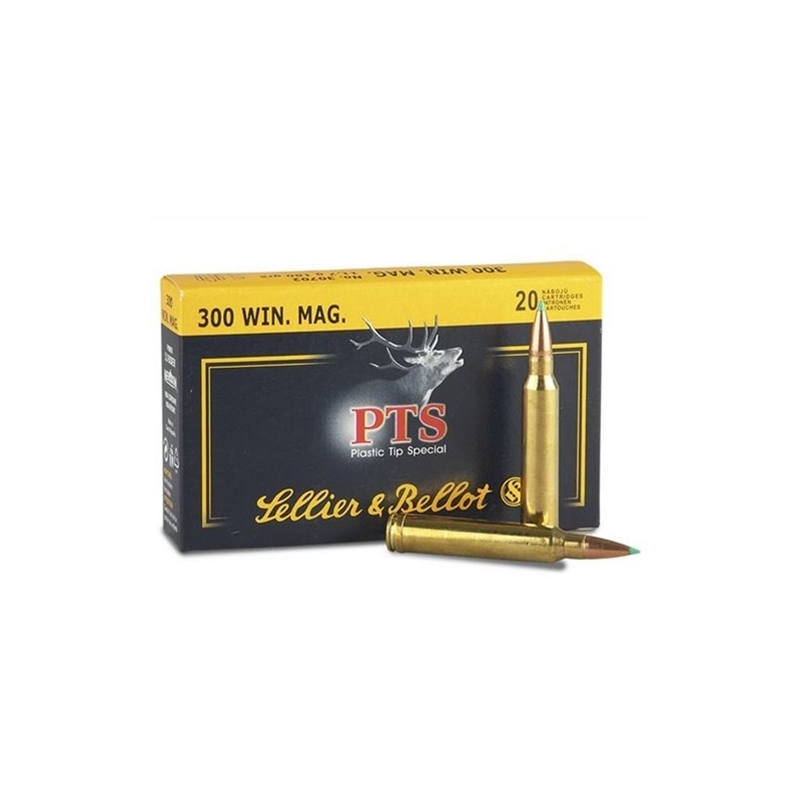 Sellier & Bellot 300 Winchester Magnum Ammo 180 Grain Plastic Tip Special