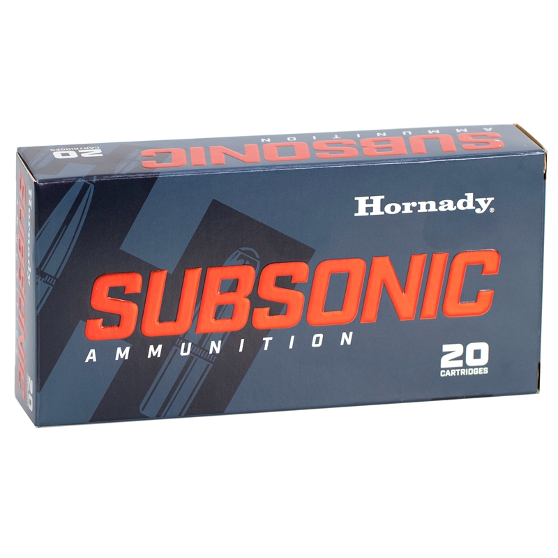Hornady Subsonic 45-70 Government Ammunition 410 Grain Sub-X  Flex Tip Expanding - 82742