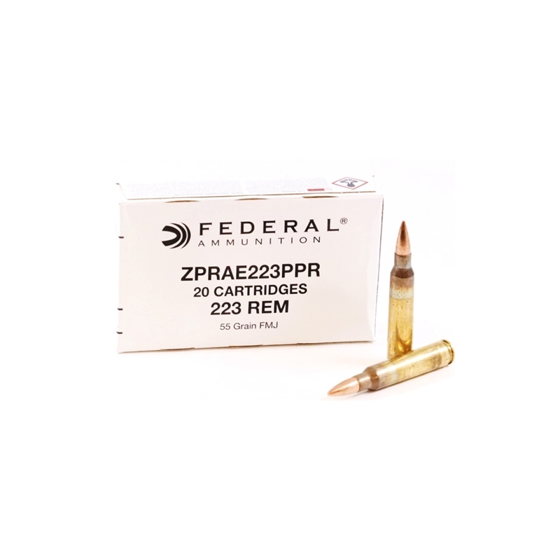 Federal Training 223 Remington Ammo 55 Grain Full Metal Jacket