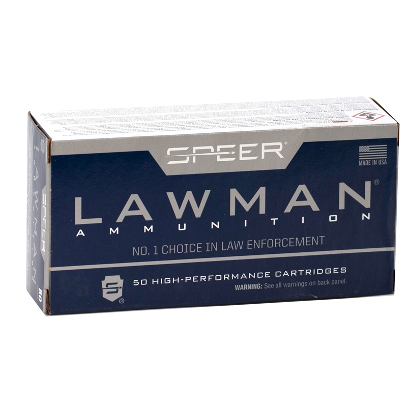 Speer Lawman 38 Special Ammo 158 Grain +P Total Metal Jacket